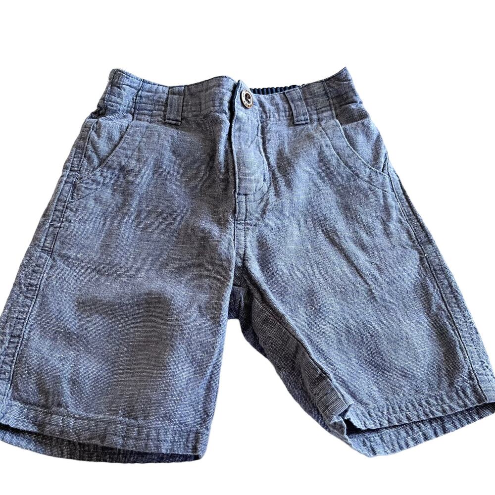 Janie & Jack boys blue shorts size 12/18 months